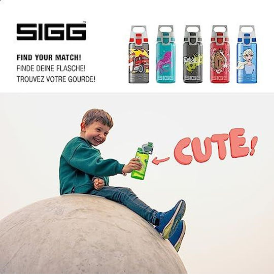 Sigg Viva One Παιδικό Παγούρι Disney Cars Πλαστικό Non Spill 0.5ml
