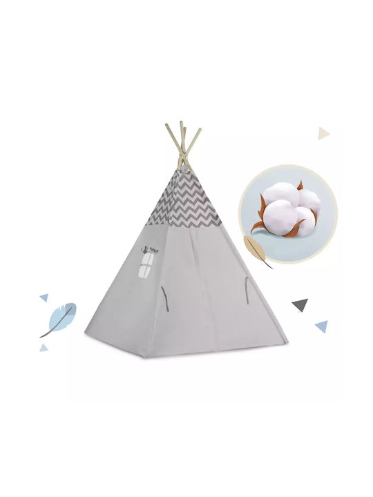 Nukido Kids Indian Teepee Play Tent Gray