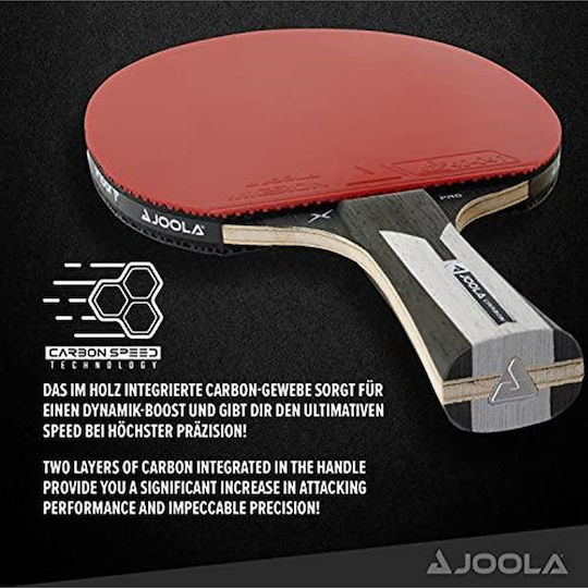 Joola Carbon X Pro C Σετ Ρακέτες Ping Pong για Παίκτες Αγωνιστικού Επιπέδου