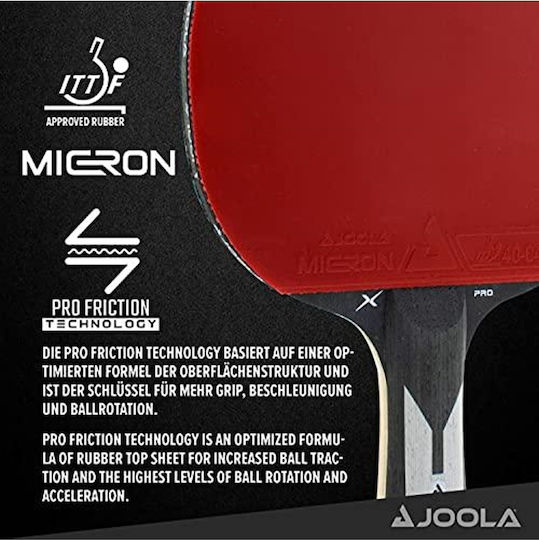 Joola Carbon X Pro C Σετ Ρακέτες Ping Pong για Παίκτες Αγωνιστικού Επιπέδου
