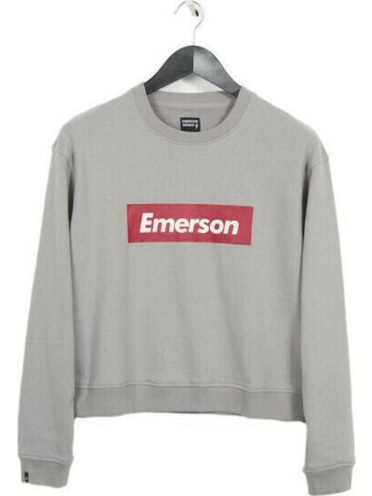 Damen Sweatshirt French Terry Grau