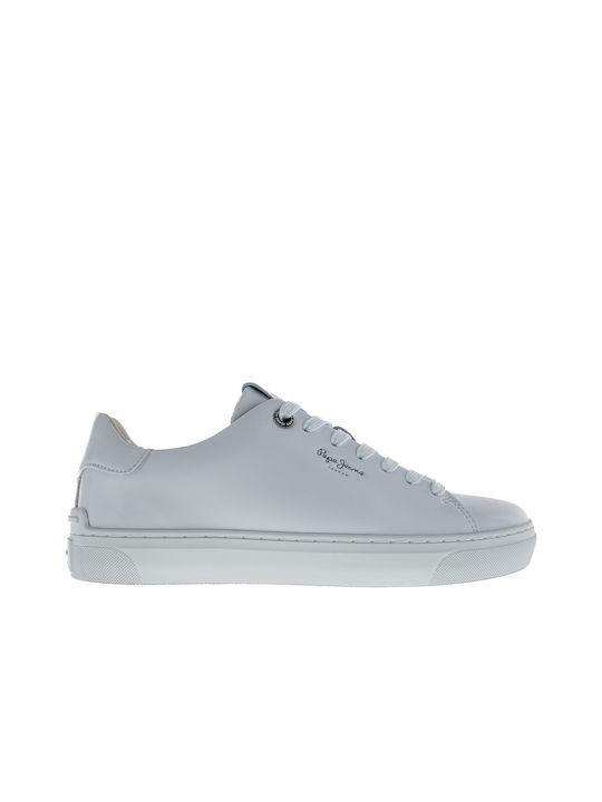 Pepe Jeans Camden Basic Ανδρικά Sneakers Λευκά