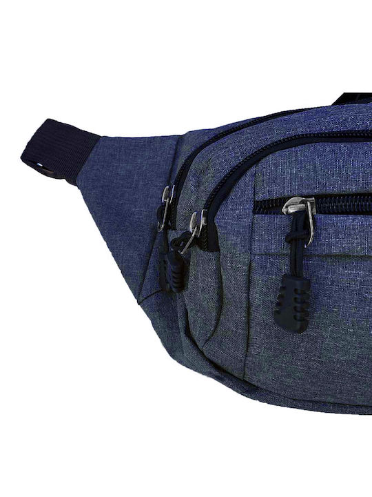 Benzi Men's Waist Bag Navy Blue