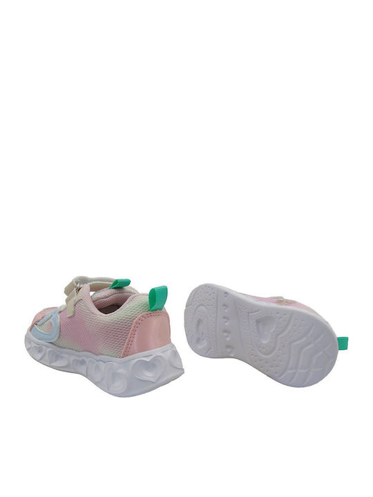 Παιδικά Sneakers με Σκρατς Ροζ