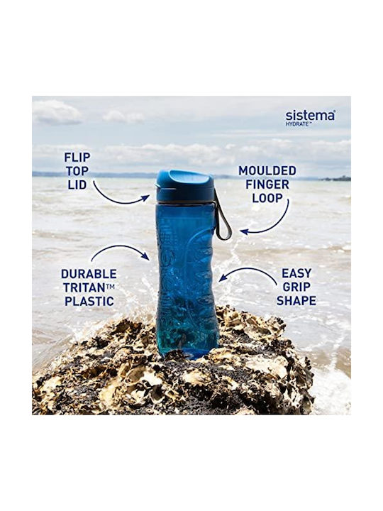 Sistema Tritan Sticla de apa 800ml Albastru