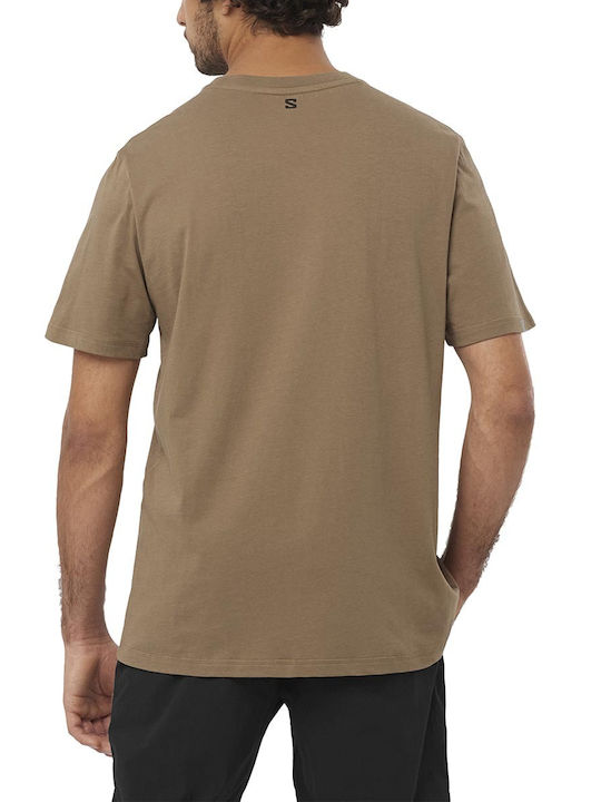 Salomon Men's Short Sleeve Blouse Brown