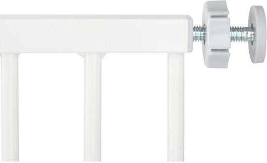 Qmini Ușă de siguranță din Metal în Culoare Gri 109.4x78cm 1buc