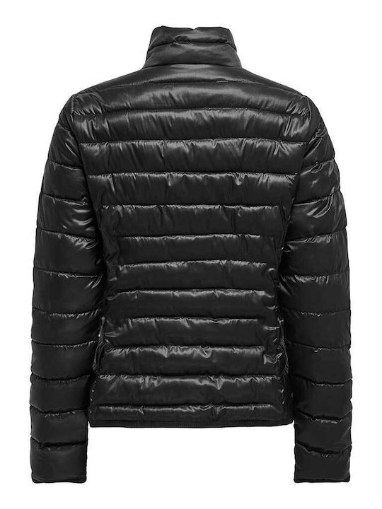 Only Kurz Damen Puffer Jacke für Winter BLACK