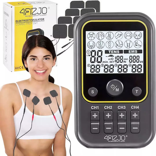 4FIZJO PRO+ EMS / TENS Total Body Portable Muscle Stimulator