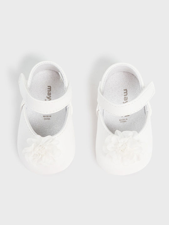 Mayoral Baby Ballerinas White