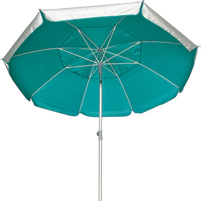 Foldable Beach Umbrella Diameter 2m with UV Protection
