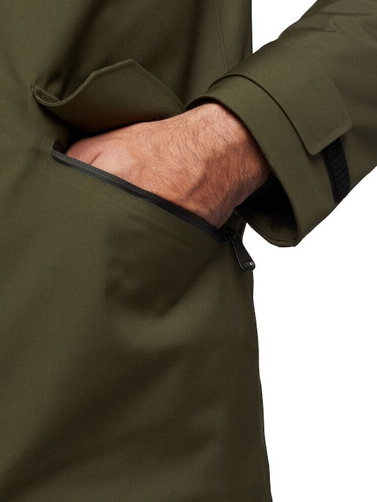 Clintford Winter Jacket Parka Waterproof and Windproof Khaki