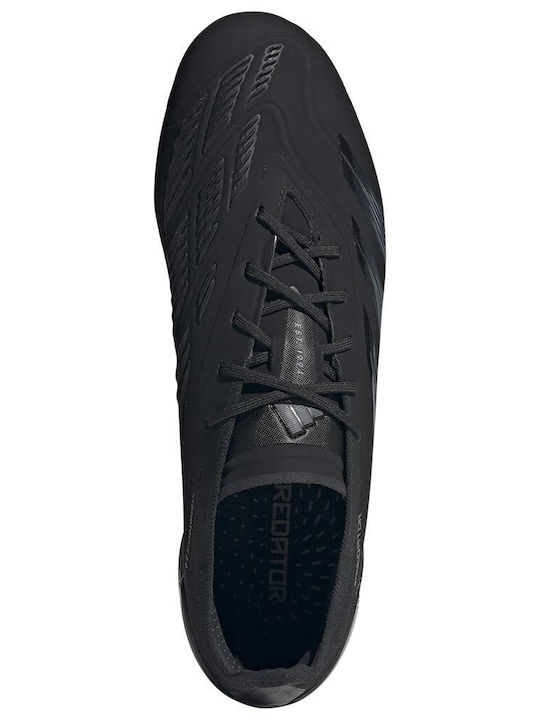 Adidas Predator Elite FG Scăzut Pantofi de Fotbal cu crampoane Negre