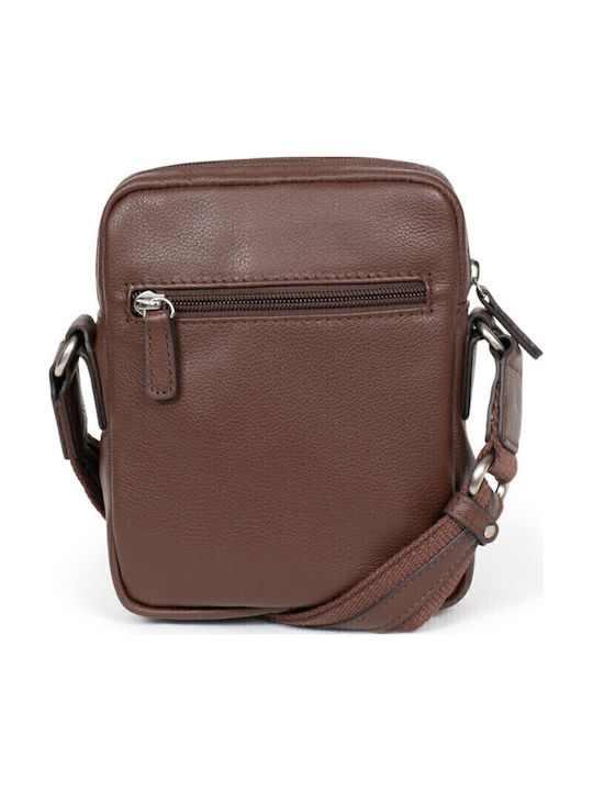 Leather Men's Bag Shoulder / Crossbody Brown