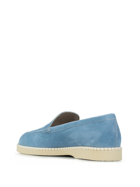 Women's Loafers in Light Blue Color