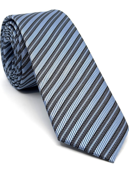 Legend Accessories Set Herren Krawatten Seide mit Mustern in Blau Farbe