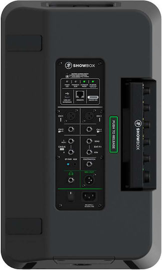 Mackie Showbox Αυτοενισχυόμενο Ηχείο PA 400W με Woofer 8" με Μπαταρία 30x24.9x50εκ.