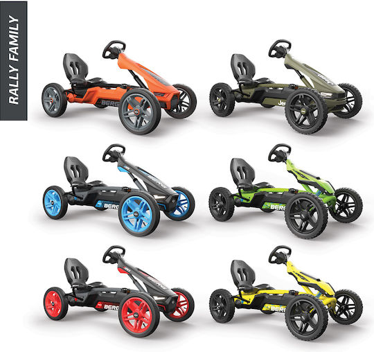 Rally Go Kart Μονοθέσιο με Πετάλι Τύπου Πράσινο για 4+ Ετών