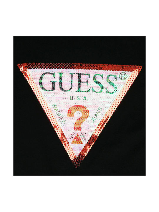 Guess Kinder-T-Shirt Schwarz