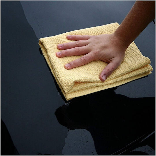 Meguiar's Water Magnet Mikrofaser-Tuch Zum Trocknen Für Körper Auto Gelb 76x55cm