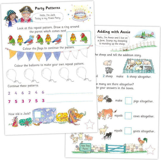 Activity Book With Activities And Stickers Counting Fun