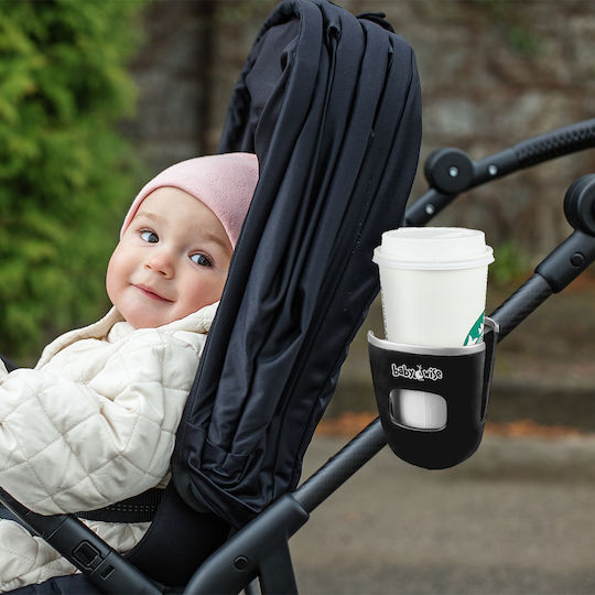 Baby Wise Stroller Cup Holder Black