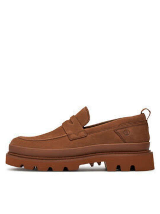 Clarks Step Ανδρικά Μοκασίνια Καφέ