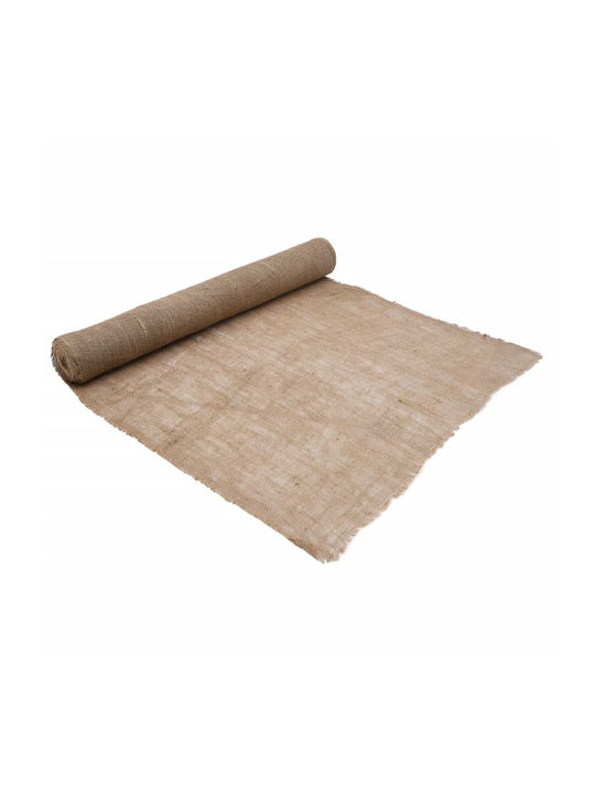 vidaXL Decoration Fabric Burlap 100x5000cm Beige