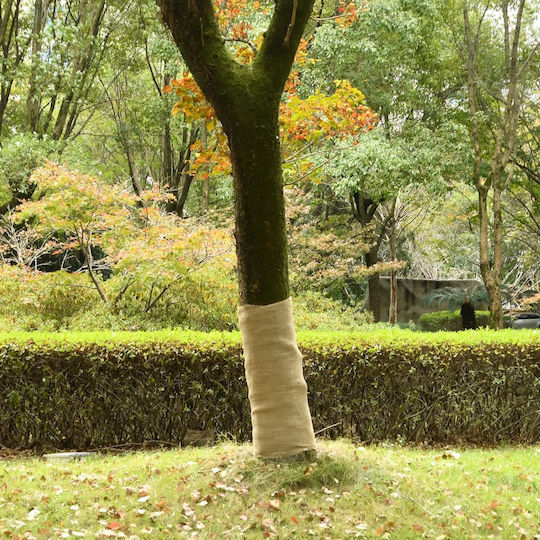 vidaXL Decoration Fabric Burlap 100x2500cm Beige