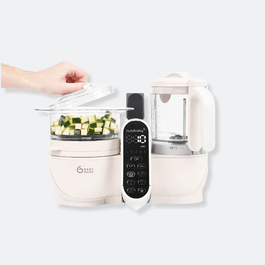 Babymoov Nutribaby (+) Mineral Food Steamer with 2 Steaming Decks 2.2lt