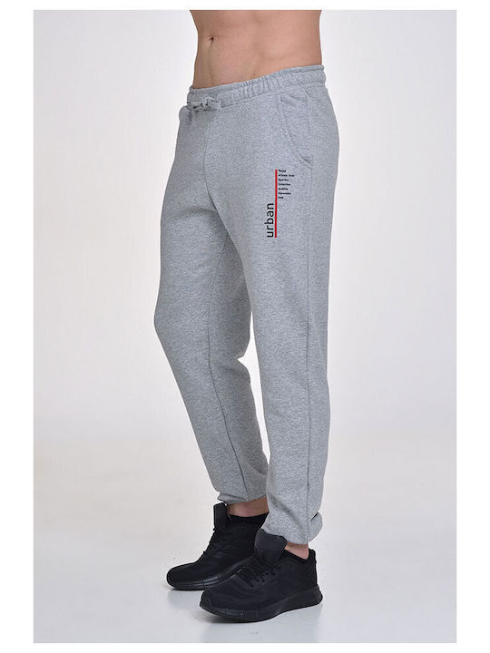French Terry Pantaloni de trening cu Elastic Gri