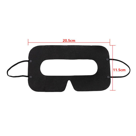 Vortex Virtual Reality Покривало за лице за Meta Quest 3S в черен цвят