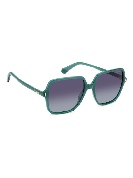 Polaroid Sonnenbrillen mit Grün Rahmen und Gray Verlaufsfarbe Linse PLD6219/S 1ED/WJ