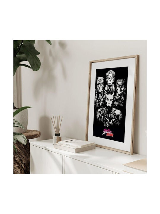 Walls Poster Jojo's Bizarre Adventure Black & White 50x70cm