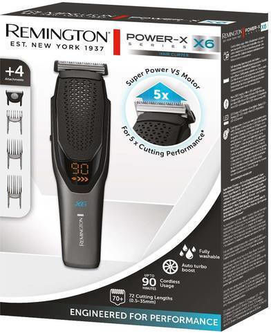 Remington Power-X X6 Машинка за Подстригване Сив HC6000