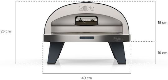 Ziipa Pizza Oven LPG Tunnel