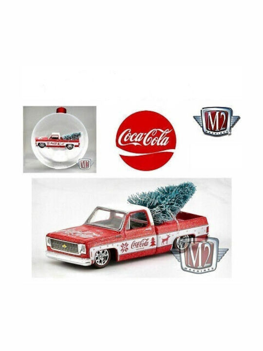 Machines 1974 Chevy Stepside Truck Coca Cola In A Στολίδι Φορτηγάκι Machines 1974 Chevy Stepside Truck Coca Cola In A Στολίδι Φορτηγάκι