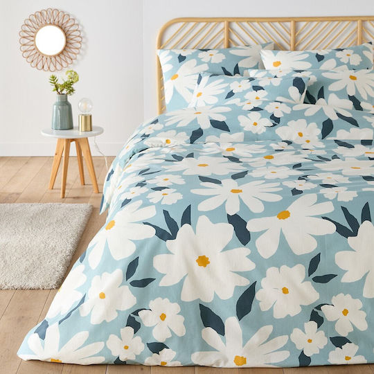 So'Home Σετ Παπλωματοθήκη Βαμβακερή 140x200cm Μονή με Μαξιλαροθήκη Πολύχρωμη
