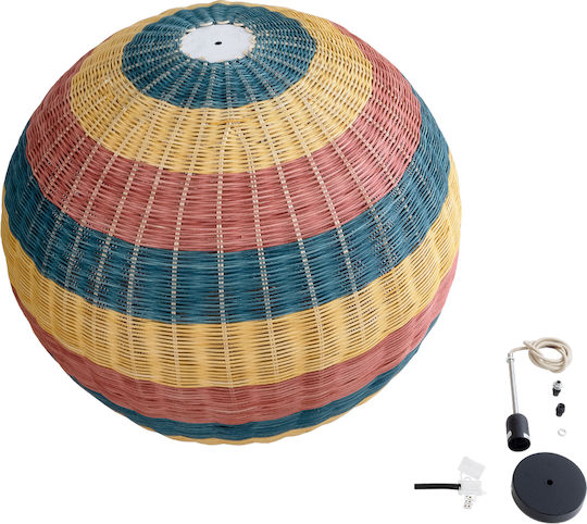 GloboStar Caballeros Blue Boho Grid Ceiling Light with E27 Socket 70x70x70cm