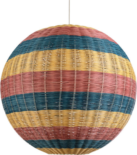 GloboStar Caballeros Blue Boho Grid Ceiling Light with E27 Socket 70x70x70cm