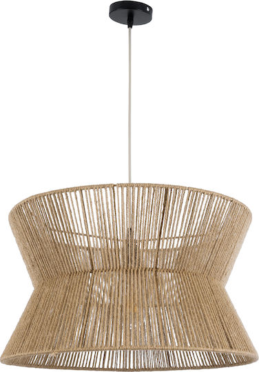GloboStar Bisbee Beige Boho Ceiling Light with Rope for E27 Socket 50x28x28cm