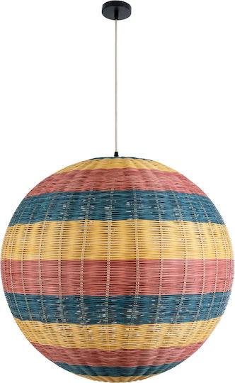 GloboStar Caballeros Blue Boho Grid Ceiling Light with E27 Socket 70x70x70cm