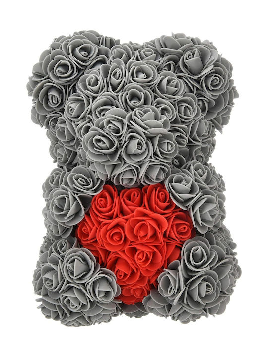 Teddy Bear from Artificial Roses 40cm 1pcs