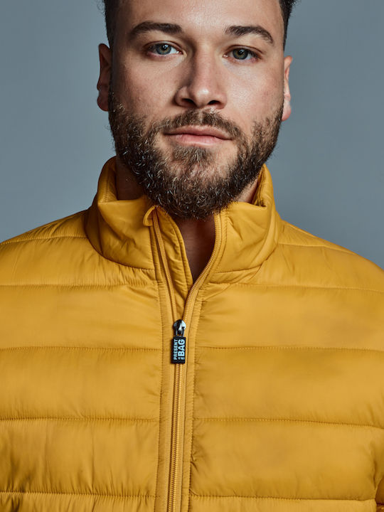 Geacă de Iarnă Puffer Galben JNB24-00001-030