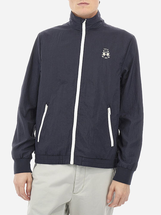 La Martina Herren Winter Jacke Lässig NavyBlue