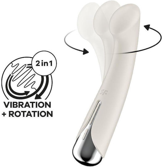 Satisfyer Spinning G-Spot 1 Vibrator G-Spot 23.5cm White