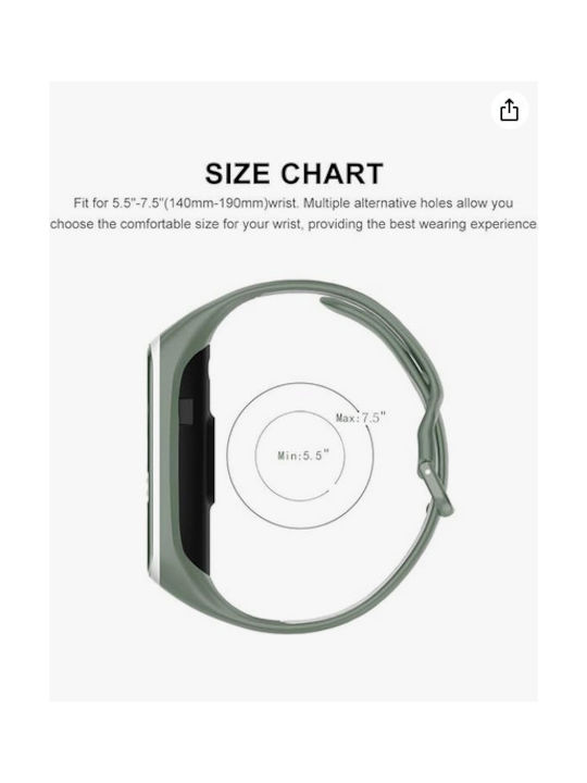 Tech Protect Armband Silikon Grün (Galaxy Fit 2)