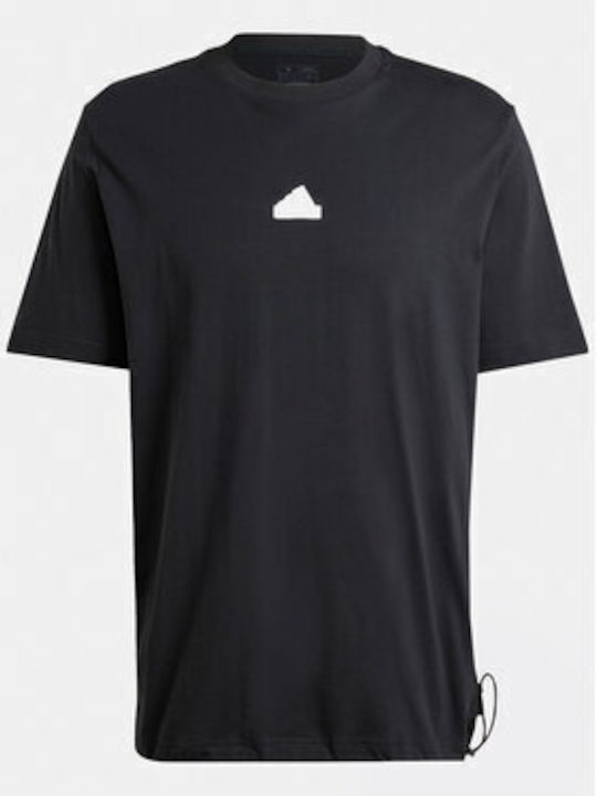 Adidas City Escape Bluza Bărbătească cu Mânecă Scurtă BLACK