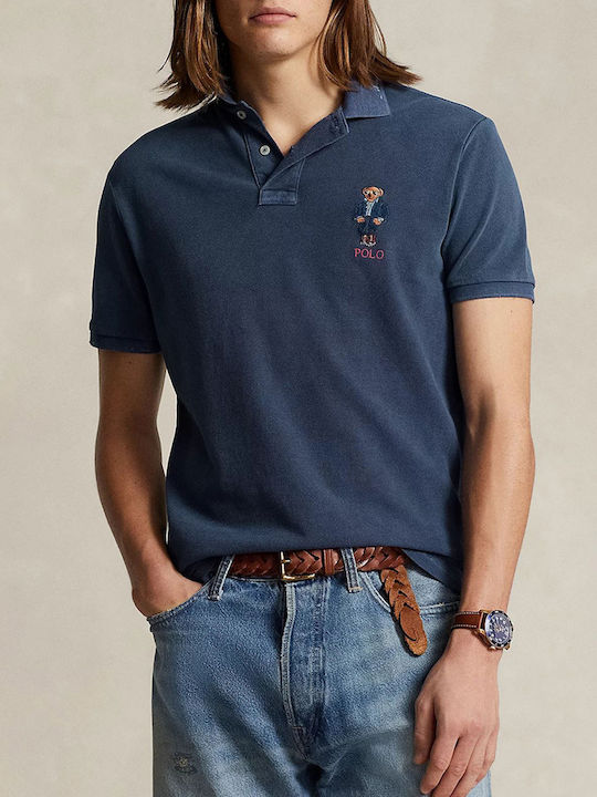 Ralph Lauren Ανδρική Μπλούζα Κοντομάνικη Polo Navyblue
