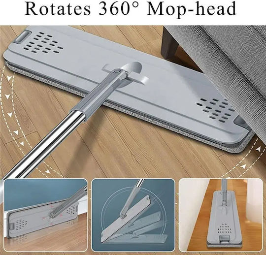Spin Parquet Mop with Microfibers LN-0055